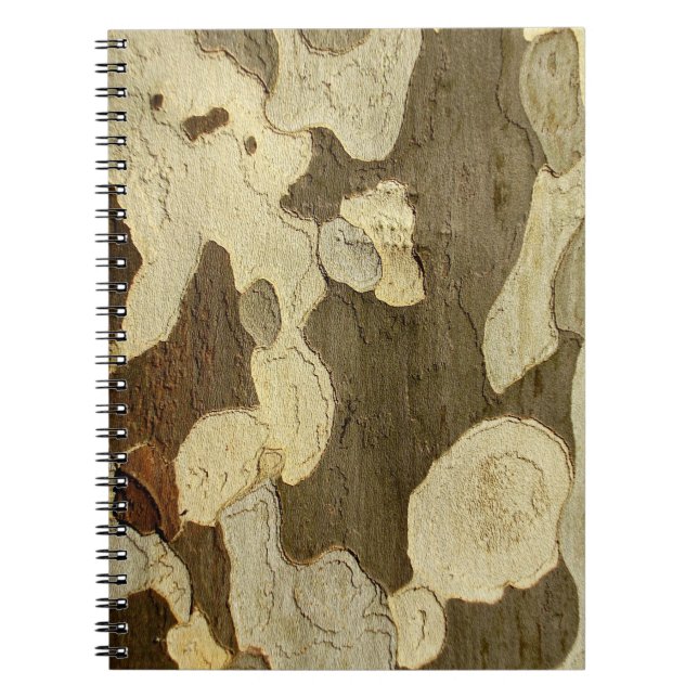London-Flugzeug-Baum-Barken-Foto-Notizbuch Notizblock (Vorderseite)