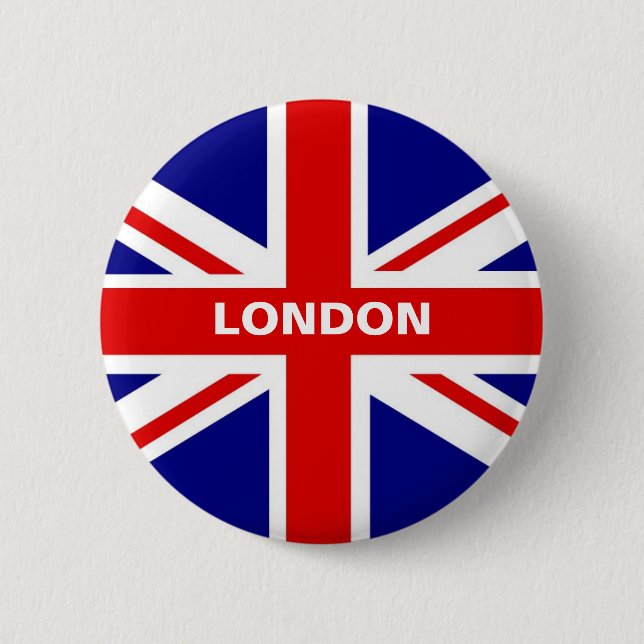 London-Gewerkschafts-Jack-Knopf Button (Vorderseite)