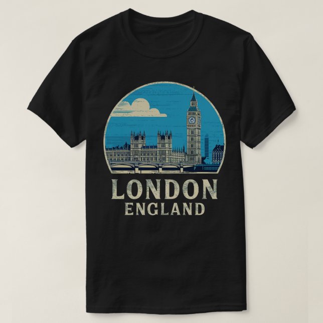 London-Gletscher T-Shirt (Design vorne)