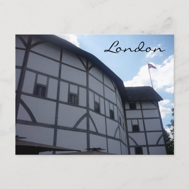 London-Globe-Theater Postkarte (Vorderseite)