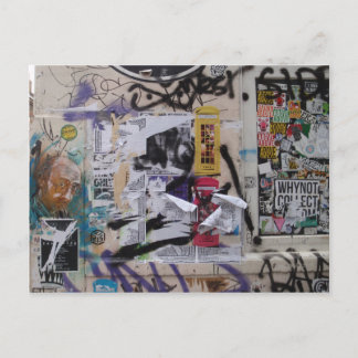 London-Graffiti Postkarte