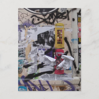 London-Graffiti Postkarte