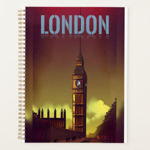London Großbritannien Notebook Planer