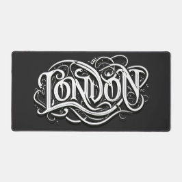 London Heavy Metal Calligraphy - London Metalheads Schreibtischunterlage
