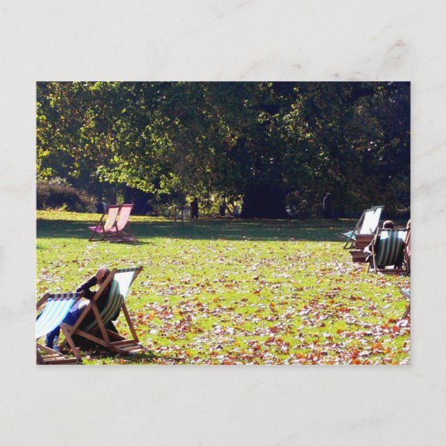 London im Park Postkarte (Vorderseite)