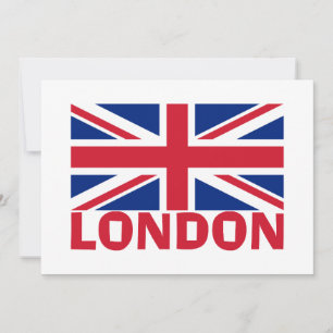 London in Rot Einladung