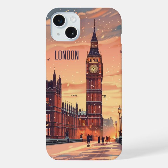 London iPhone 15 Plus Hülle (Rückseite)