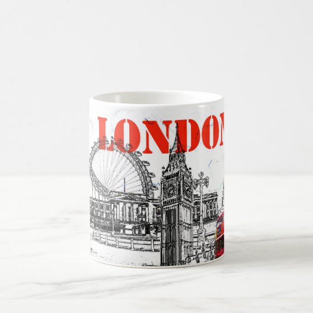 London Kaffeetasse (Mittel)
