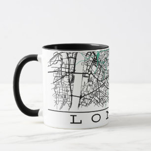 London-Karte-Mug Tasse