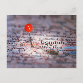 LONDON-Karte Postkarte
