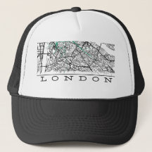 London-Kartenkappe