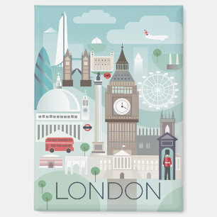 London Kühlschrank Magnet