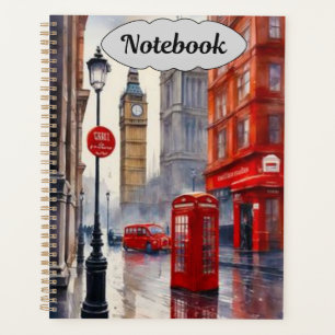 "London Liebe Notebook" Planer