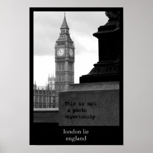 London-Lüge Poster