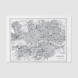 London Map Seidenpapier