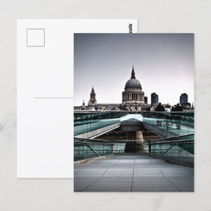 London - Millennium Bridge & St Pauls (6334) Postkarte