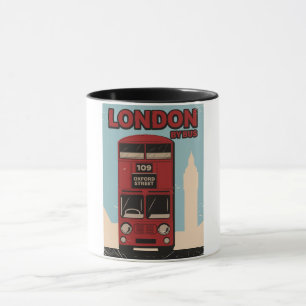 London mit dem Bus Tasse