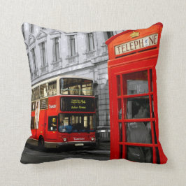London mit einer Touch der Farbe Kissen