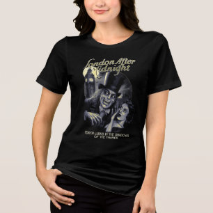 London nach Mitternacht Frauen Horror T-Shirt Tri-Blend Shirt