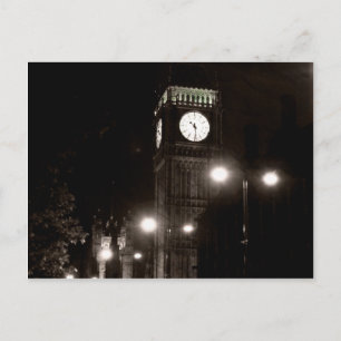 London nach Nacht Postkarte