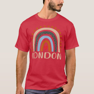 London Name Personalisiert Funny Women Rainbow Lon T-Shirt