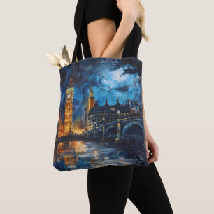 London Night Painting Tasche