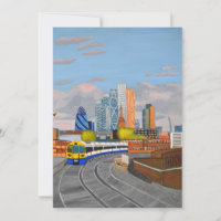 London Overground-Einladungskarte