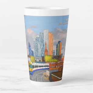 London Overground Latte-Tasse Milchtasse