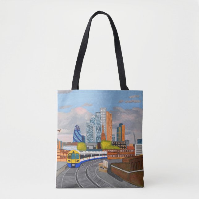 London Overground Teddy Tote Bag Tasche (Vorderseite)