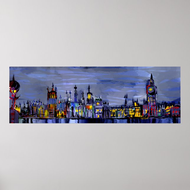 London Panorama Poster (Vorne)