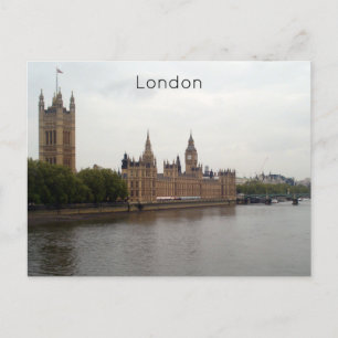 London - Parlamentsgebäude Feiertagspostkarte