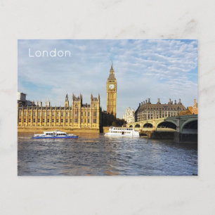 London - Parlamentsgebäude Feiertagspostkarte