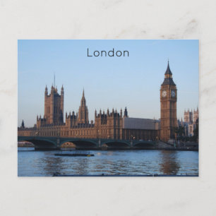 London - Parlamentsgebäude Feiertagspostkarte