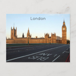 London - Parlamentsgebäude Feiertagspostkarte