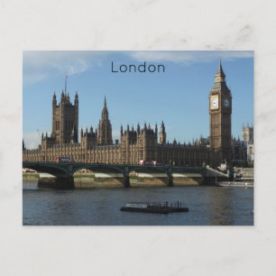 London - Parlamentsgebäude Feiertagspostkarte