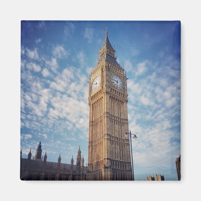 London - Parlamentsgebäude Magnet (Vorne)