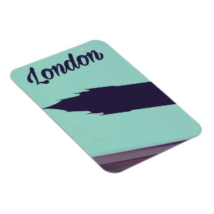 London Parliament Big ben Vintage-Plakat Magnet