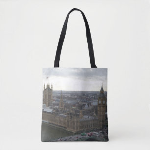 London Parliement Building & Big Ben Sac fourre-to