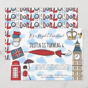London - Party Einladung