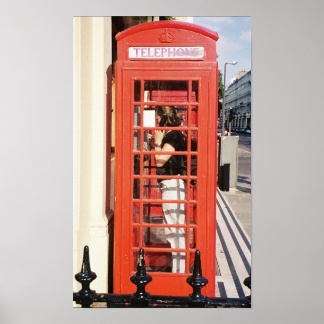 London phone booth poster (Vorne)