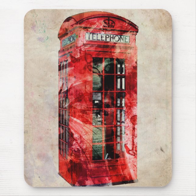 London Phone Box Mousepad (Vorne)
