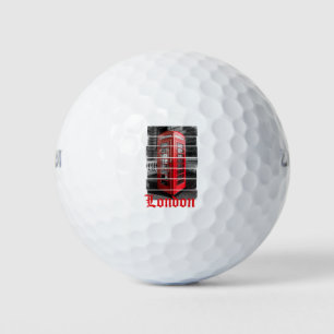 London Phone Box Vintag Souvenir Golfball