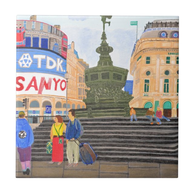 London, Piccadilly Circus Fliese (Vorderseite)