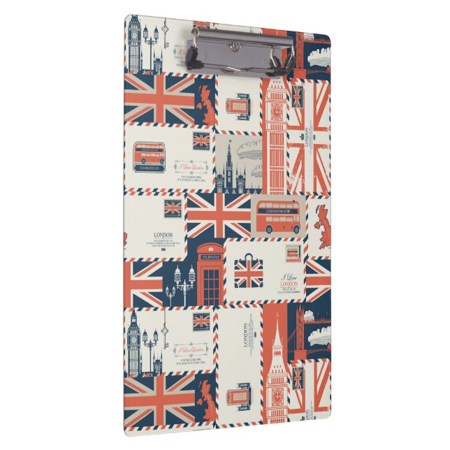 London Post Clipboard Klemmbrett (Rechts)