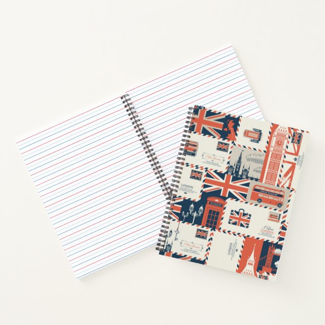 London Post Notizbuch (Innenseite)