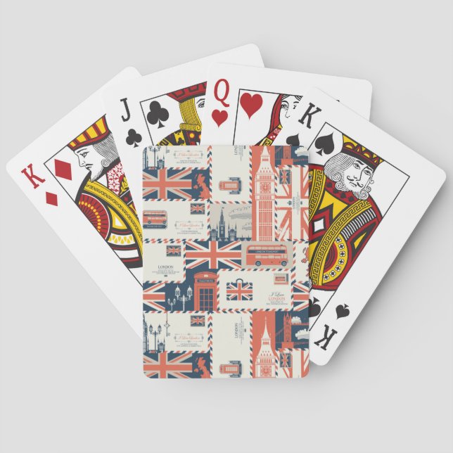 London Post Playing Cards Spielkarten (Rückseite)