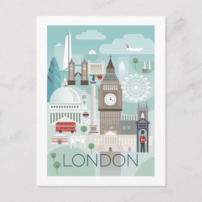 London Postcard Postkarte (Vorderseite)
