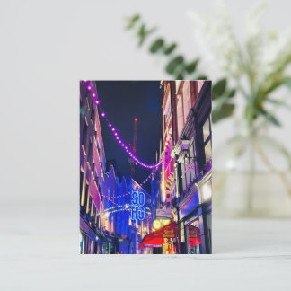 London Postcard, Soho, England Postkarte