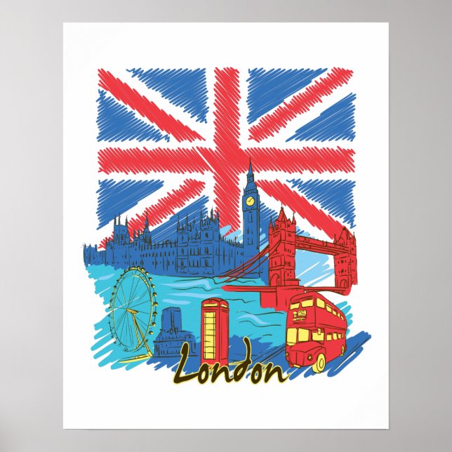 London Poster (Vorne)