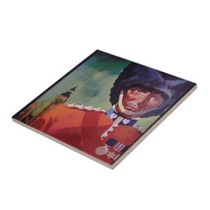 London Poster Keramik Tile Fliese